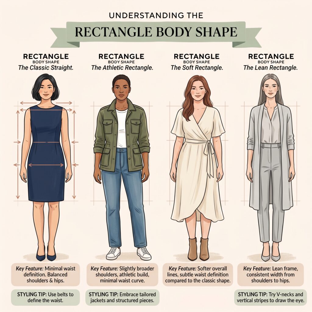 Rectangle Body Shape