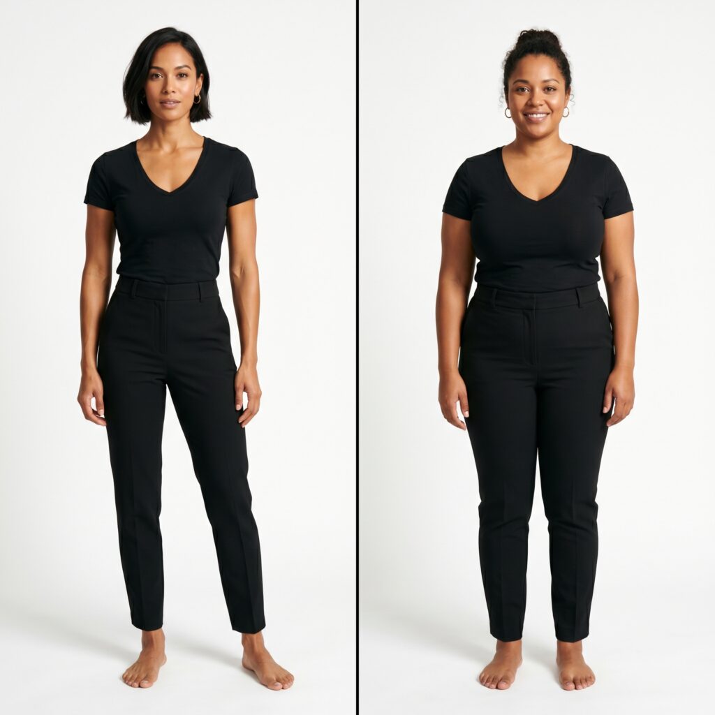 Clean studio fashion photography split panel 202606130512